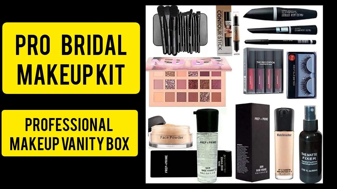 Full bridal makeup kit /professional makeup kit YouTube