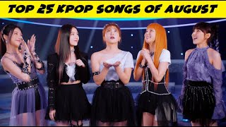 Top  25 Kpop Songs of August 2021