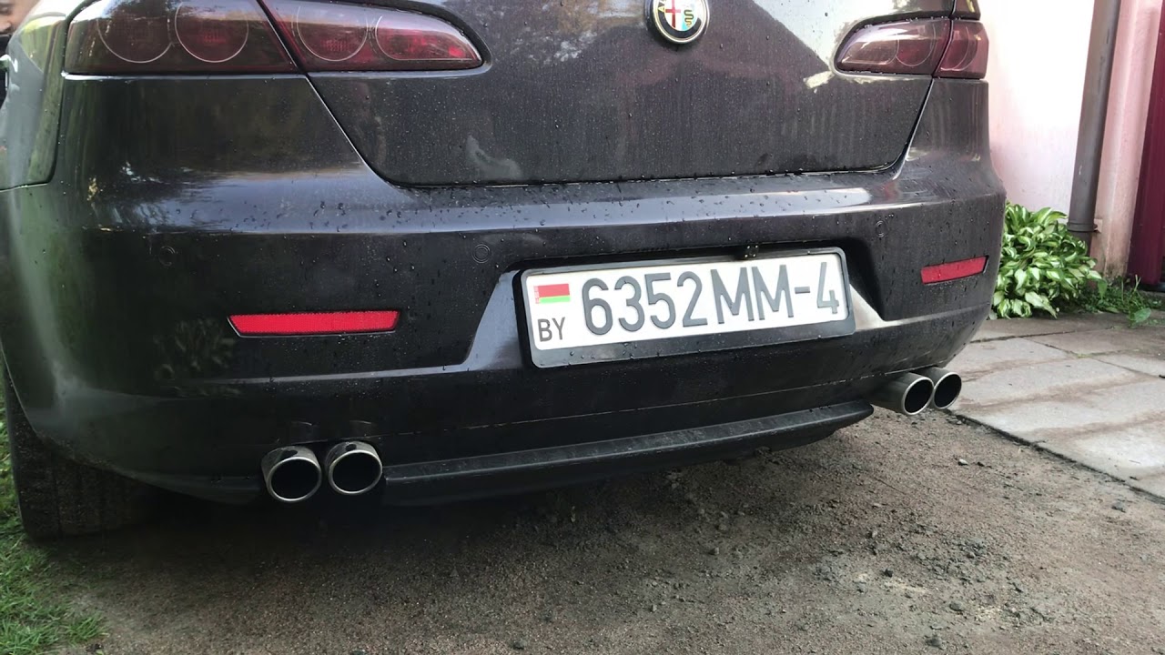 alfa-159-1-9-gtdm-exhaust-sound-pesla-youtube