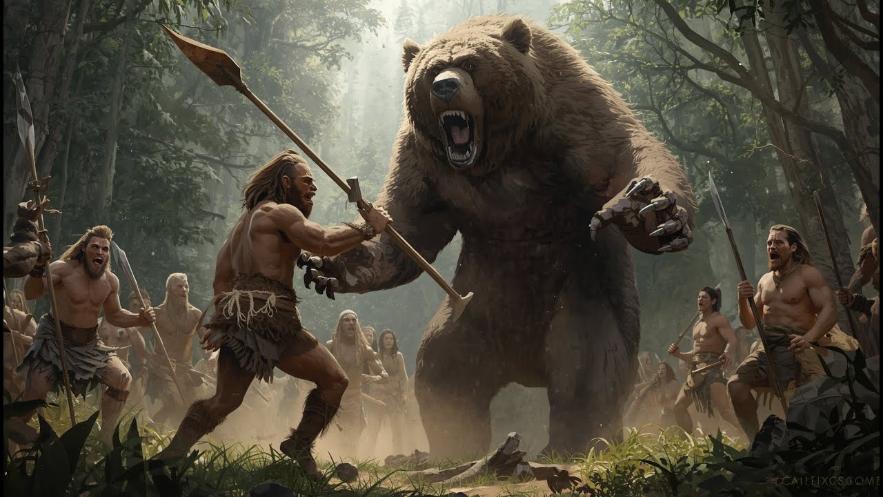 30,000 Years Ago | How Prehistoric Humans Fought Giant Bears, Shared Food & Built Shelters