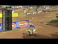 Garcia to the lead over Stenberg in EMX250 Race 1 in Kegums #MXGPLatvia