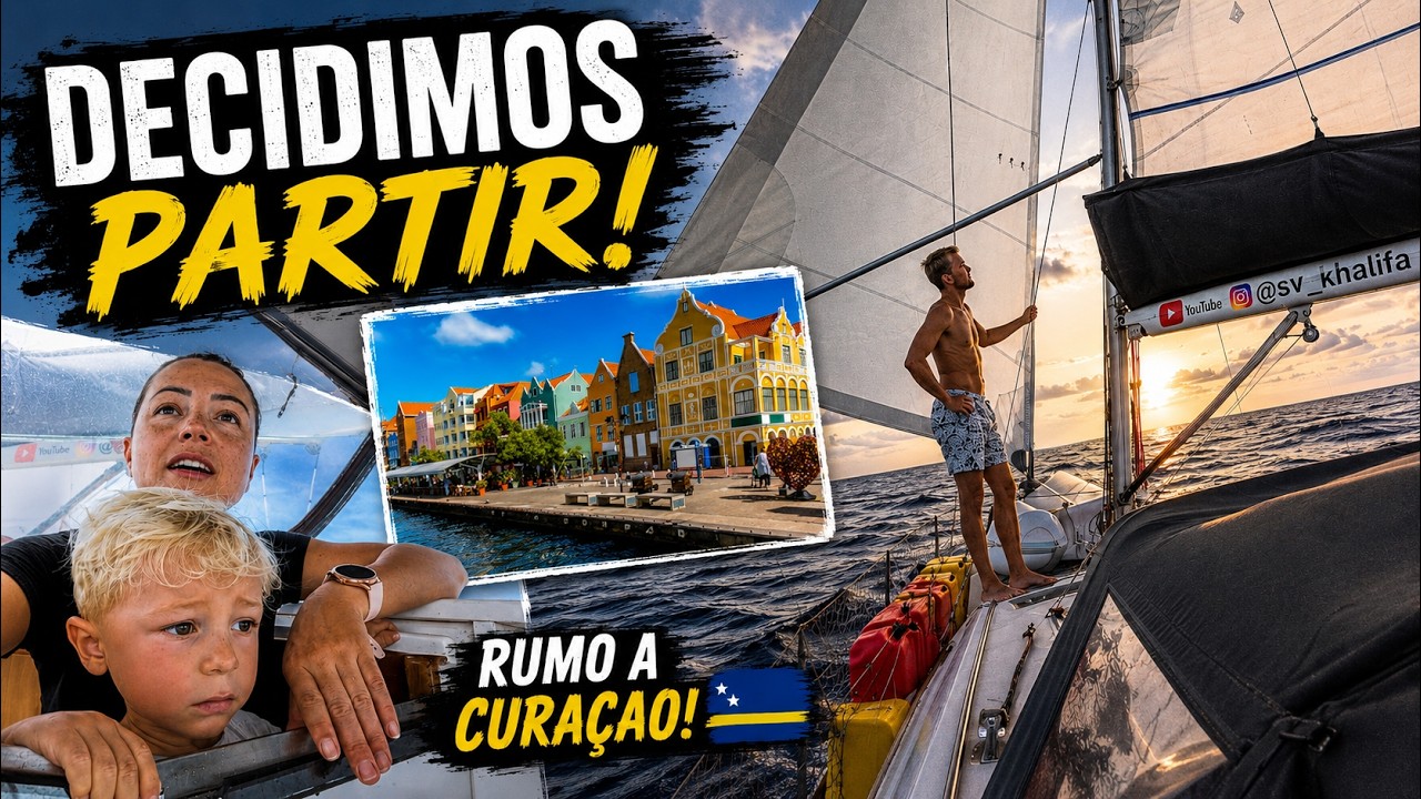⁣#61 DEIXAMOS PORTO RICO PARA TRÁS! Uma Travessia Difícil Rumo a Curaçao