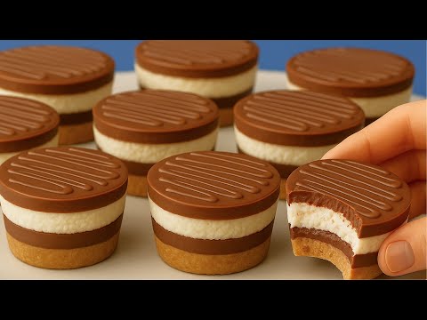 New Easy No-Bake Dessert in 10 Minutes! Quick Homemade Dessert Recipe