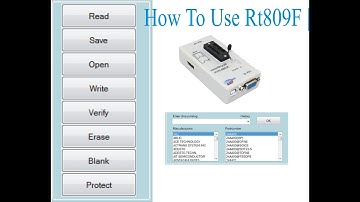 How To use Rt809f | READ | WRITE | ERASE | Flash IC BY | TECH MASTER