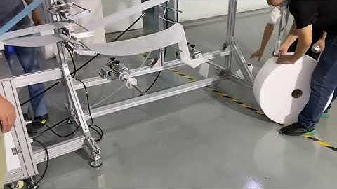 How to change non-woven fabric fastly on face mask machine?