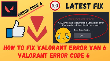 How to fix Valorant Error Code 6 | VAN 6 Error (100% Working 2021) | Windows 10 Van 6 error code