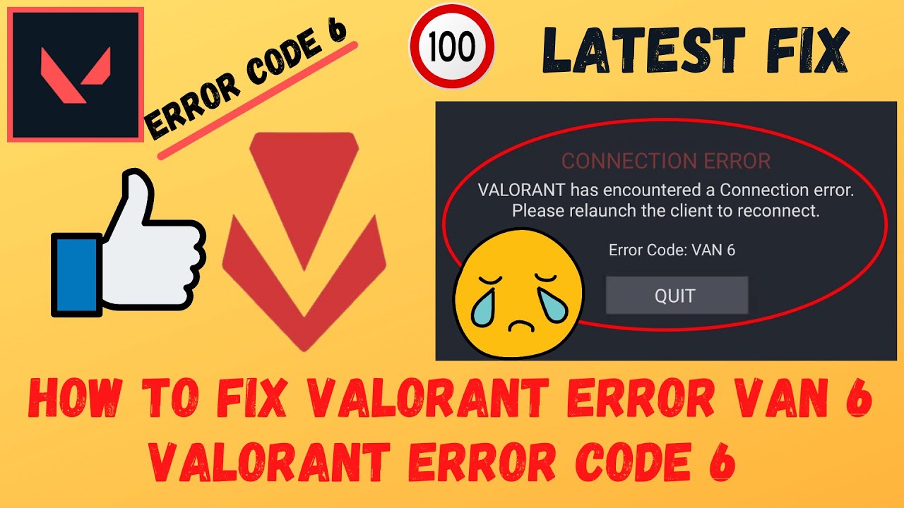 How to fix Valorant Error Code 6 | VAN 6 Error (100% Working 2021) | Windows 10 Van 6 error code