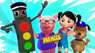 traffic signal song baby songs and nursery rhymes kids cartoon videos by farmees