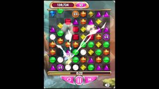Facebook Bejeweled Blitz  Back to Back 2 Different Types of Board Clear!