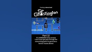 Creating a demon layout Part 12 #geometrydash #sirghostington #geometrydashlayout