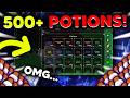 (LIVE) USING 500 POTIONS FOR INSANE GLOBALS! | Sol's RNG