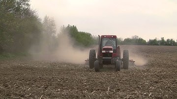 Case IH 7120 Tractor on 4-14-2012, Near Lily Lake, Illinois