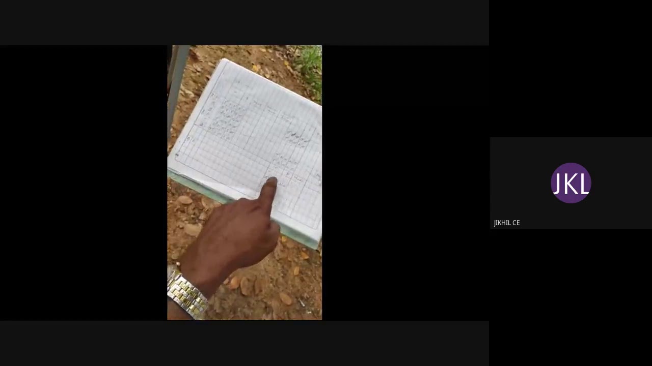 Horizontal distances by tacheometry