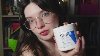 ASMR - te preparo para dormir haciéndote skin care
