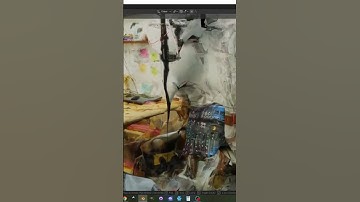 Photogrammetry scan of a complex environment using Meshroom