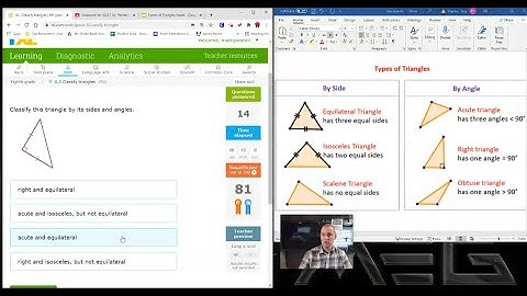 IXL Q.2 8th Grade Classify triangles