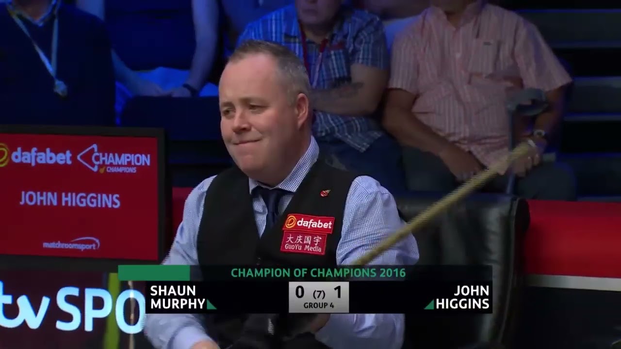 John Higgins vs Shaun Murphy 2016 Champion of Champions Group 4