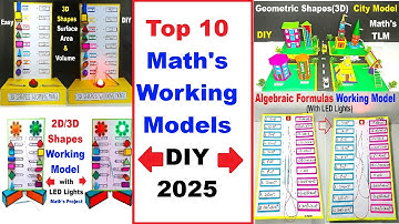 10 best maths working models for maths exhibition - 10 top - award winning maths tlm - craftpiller
