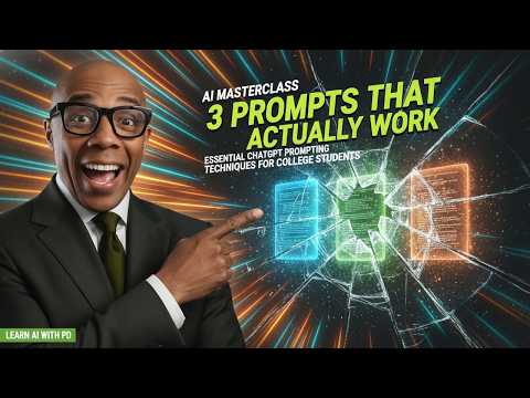 Unlocking Your Brainpower: 3 ChatGPT Prompts Every College Student Should Master