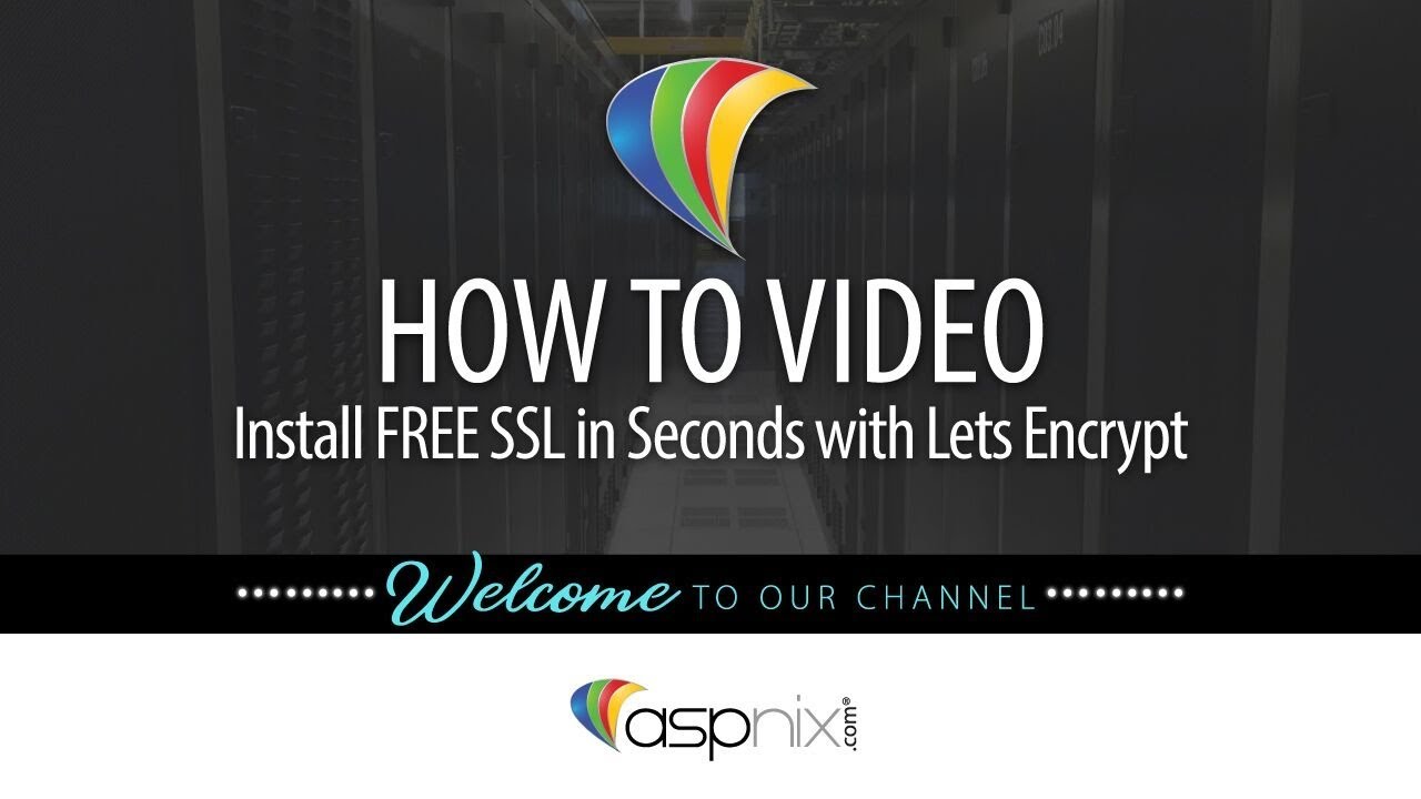 How to install FREE SSL in seconds with Lets Encrypt - YouTube