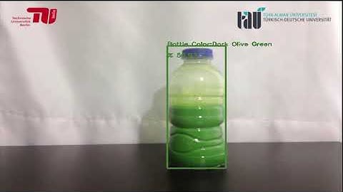 Bottle and Cup Detection with YOLOv3 and Color and Liquid Level Detection with Image Processing