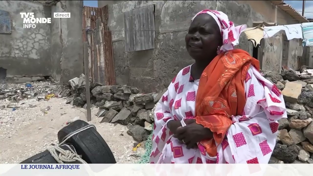 Au Sénégal, un village menacé par l'érosion côtière