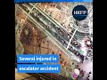 [VIDEO] : 18 Cedera Nahas Eskalator Di Hong Kong