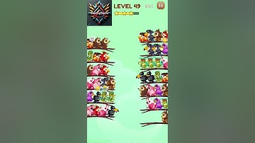 Bird Sort 2: Color Puzzle Level 49 Successful