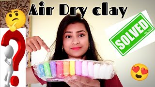 All about air dry clay | modeling clay | super clay | foam clay | how to use superclay | all queries screenshot 4