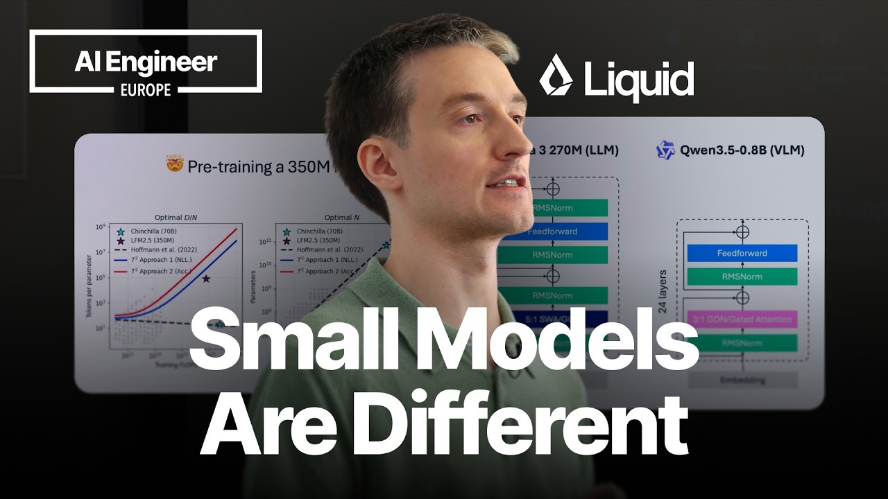 Everything I Learned Training Frontier Small Models — Maxime Labonne, Liquid AI