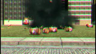 Explosive screen shake effect