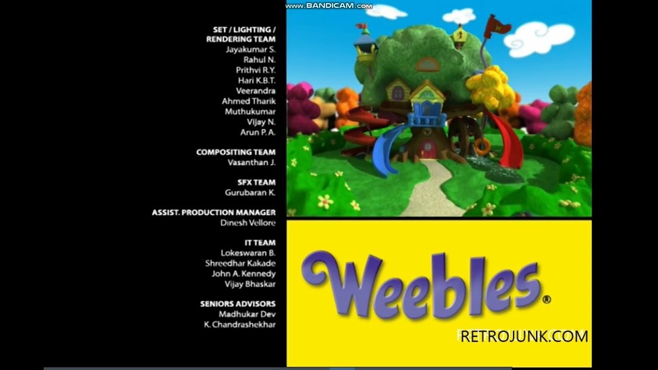 Weebles Credit Videos - Retro Junk - Portuguese Credits 2nd Verison