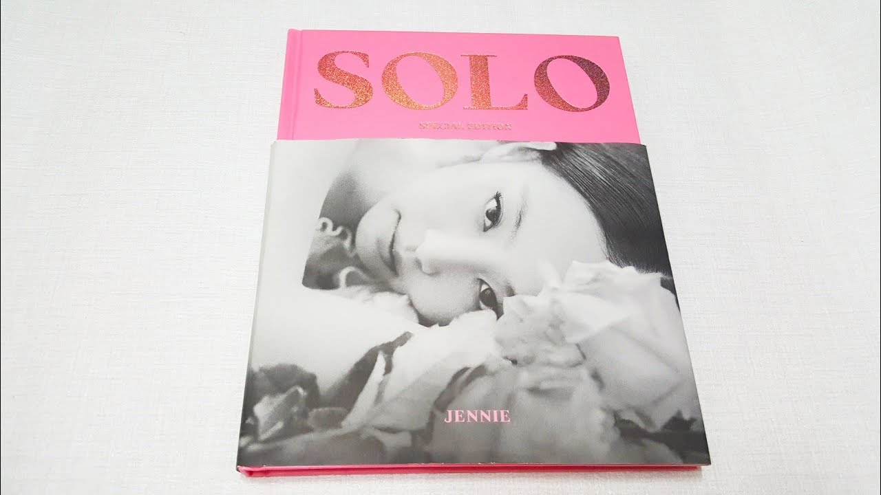 Unboxing Blackpink JENNIE Solo photobook Special Edition