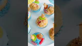 Teddy Bear Beach Cupcakes