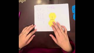 Subtracting fractions using pattern blocks 