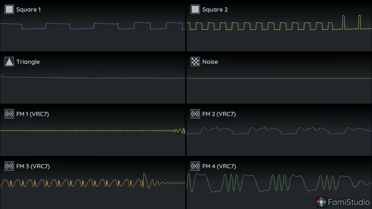 The Legend of Zelda Title [VRC7 Cover] [Oscilloscope View] YouTube