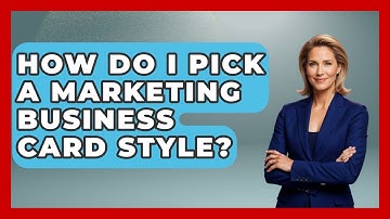 How Do I Pick A Marketing Business Card Style? - Graphic Design Nerd