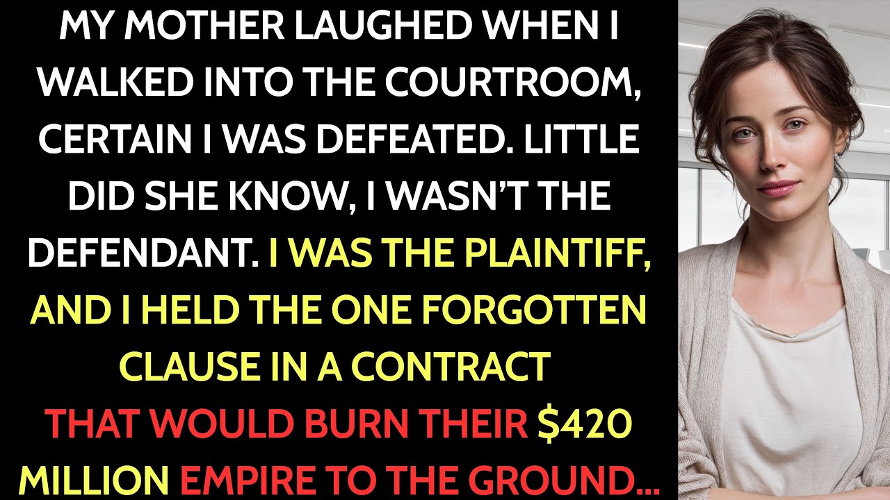 The Moment I Walked Into The Courtroom My Mother Laughed Under Her Breath And My Dad Shook His Head.
