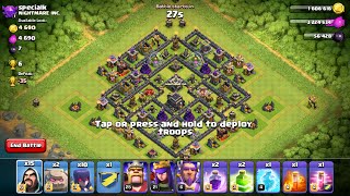 Clash of Clans 3* ATTACK - TH09 GO 3 Wi 10 Wi 15 - Specialk