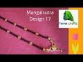 Mangal sutra making at home17/beads jewellery making