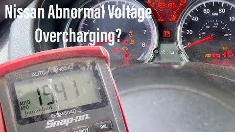 C1109 Battery Voltage Abnormal - Nissan Versa Battery Brake ABS Light On Fix