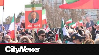 Thousands march in Richmond Hill supporting Iran regime change