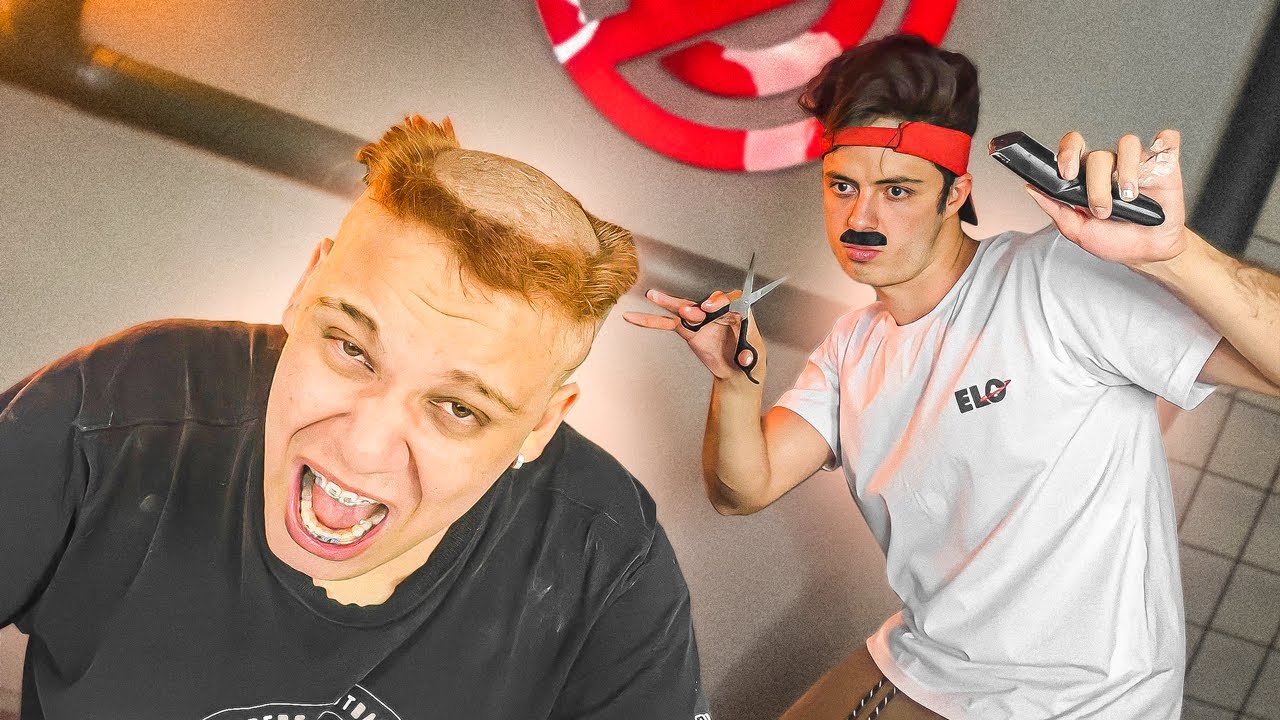 JÁ ERA! ELE RASPOU MEU CABELO RUIVO INTEIRO! ESTOU CARECA! (PROMESSA DE 1 MILHÃO DE INSCRITOS)