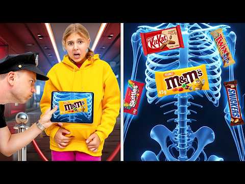 🍭🎬 How to sneak candy into the movies! Fun ways 😱✨