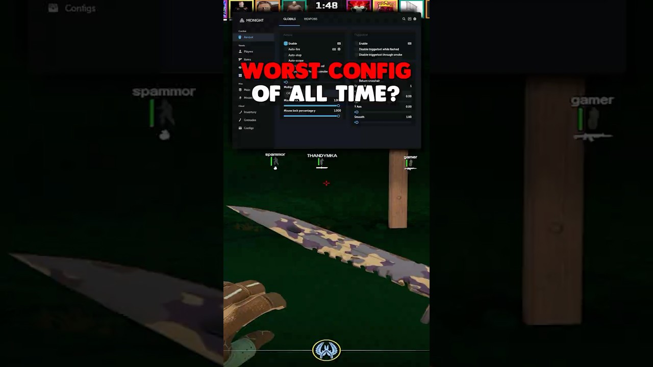 The WORST CS2 CONFIG You've Ever Seen.. #cs2