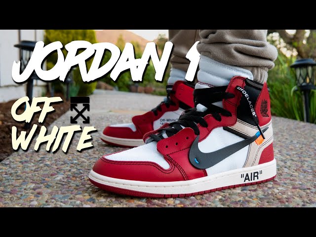 OFF-WHITE x Air Jordan 1 On-Feet Images