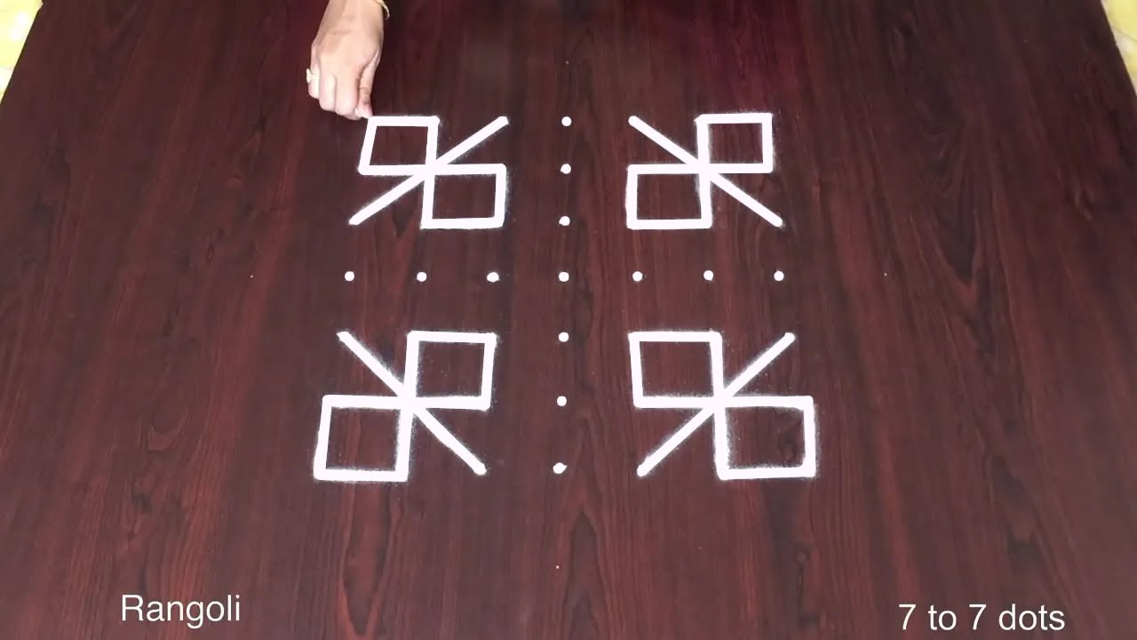 Easy Border Rangoli Designs