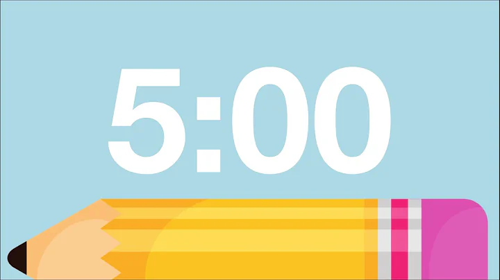 5 Minute Back to School Timer (Chimes Alarm at End Adjusted)