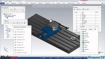 Function Manager Pinning and Flyout – Mastercam 2017