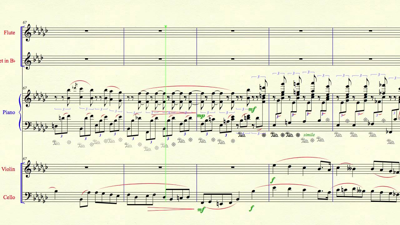 Chopin: Impromptu Op. 51 Arranged for Pierrot Ensemble